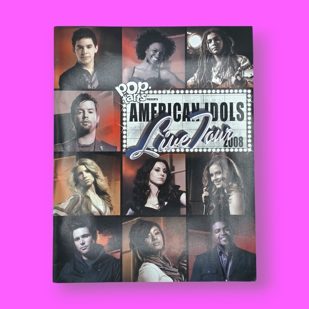 American Idols Live Tour 2008 Tour Program American Idol Book Souvenir